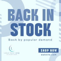 Corpo Back In Stock Linkedin Post