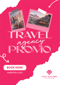 Travel Agency Sale Poster