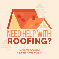 Roof Construction Services Instagram Post Design