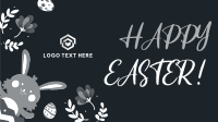 Cute Floral Bunny Easter Animation Image Preview