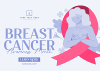 Cancer Support Postcard example 2