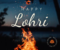 Lohri Fire Facebook Post