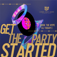 Party DJ Booking Instagram Post Design