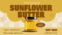 Organic Sunflower Butter  Animation