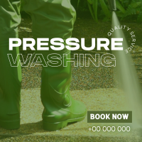 Professional Pressure Wash Linkedin Post Design