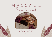 Body Massage Postcard example 3