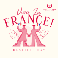 Wave Your Flag this Bastille Day Linkedin Post