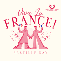 Wave Your Flag this Bastille Day Linkedin Post