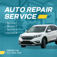 Auto Repair Service Instagram Post Design