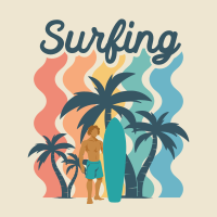 Surfing Vacation T-shirt