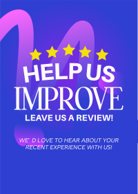 Leave Us A Review Flyer