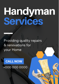 Handyman Services Flyer Design