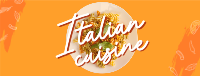 Taste Of Italy Facebook Cover Image Preview