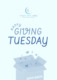 Cute Giving Tuesday Poster