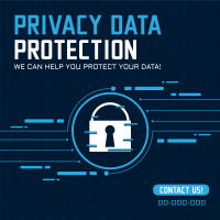 Privacy Data Instagram Post Design