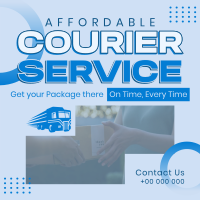 Affordable Courier Service Instagram Post