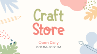 Craft Store Timings Facebook Event Cover
