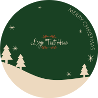 Starry Christmas Facebook Profile Picture Design