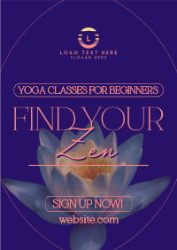 Yoga Lotus Zen Flyer