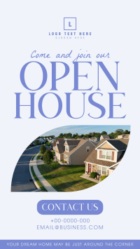 Real Estate Open House Facebook Story