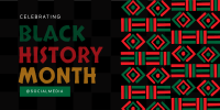 Black History Celebration Twitter Post