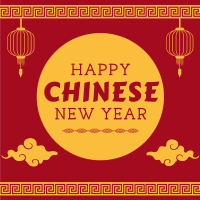 Chinese New Year Linkedin Post Design