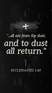 Ash Wednesday Verse Instagram Story