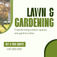 Convenient Lawn Care Services Linkedin Post