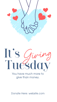 Giving Tuesday Hand TikTok Video