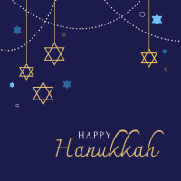 Beautiful Hanukkah Instagram Post