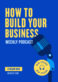 Building Business Podcast Poster