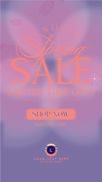 Blossom Spring Sale TikTok Video Design