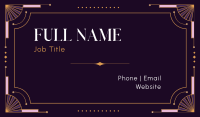 Sophisticated Business Card example 4