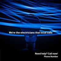 Electric Service Instagram Post Design