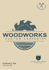 Custom Carpentry Poster