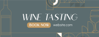 Elegant Wine Tasting Facebook Cover