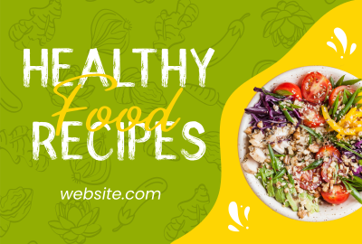 Modern Healthy Food Pinterest Cover Image Preview
