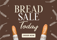 Bread Lover Sale Postcard