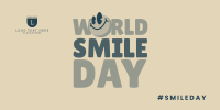 World Smile Day Twitter Post example 1