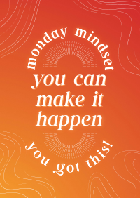 Monday Mindset Quote Flyer