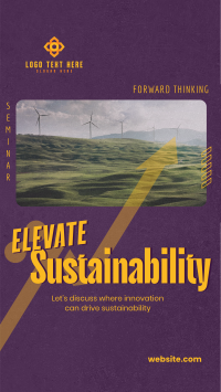 Elevating Sustainability Seminar Instagram Story