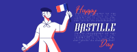 Hey Hey It's Bastille Day Facebook Cover