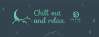 Relaxing Night Facebook Cover Image Preview