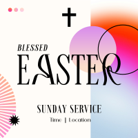 Easter Sunday Service Linkedin Post