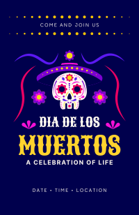 Dia De Los Muertos Invitation