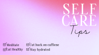 Minimalist Self-Care Facebook Event Cover