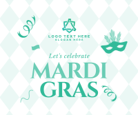 Mardi Gras Celebration Facebook Post