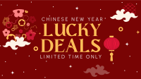 Cute Lucky Deals Facebook Event Cover