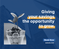 Grow Your Savings Facebook Post