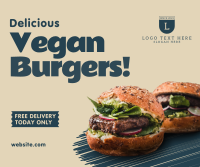 Vegan Burgers Facebook Post